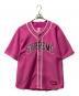 SUPREME（シュプリーム）の古着「Polartec Baseball Jersey」｜ショッキングピンク