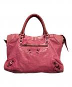 BALENCIAGAバレンシアガ）の古着「ザシティ トート バック」｜ピンク