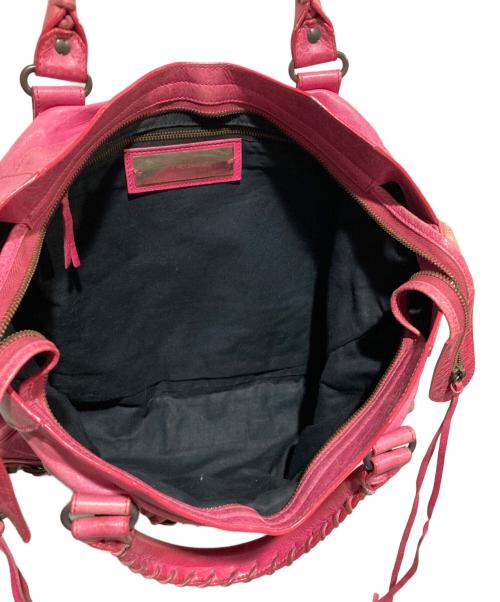 BALENCIAGA（バレンシアガ）BALENCIAGA (バレンシアガ) ザシティ トート バック ピンクの古着・服飾アイテム
