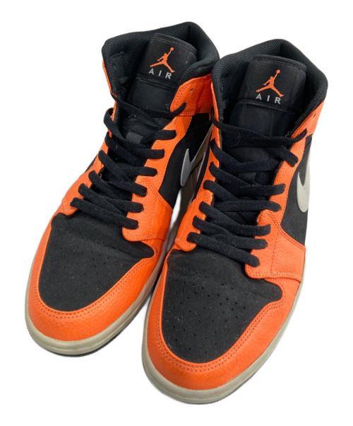 NIKE（ナイキ）NIKE (ナイキ) MID ハイカットスニーカー オレンジ×ブラック サイズ:29.0㎝の古着・服飾アイテム