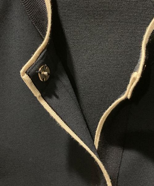 BALLSEY（ボールジィ）BALLSEY (ボールジィ) ニットコンビダブルクロス クルーネックジャケット ネイビー サイズ:36の古着・服飾アイテム