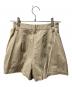 IS ISSEY MIYAKE (アイエスイッセイミヤケ) ハーフパンツ ベージュ サイズ:Ｍ：5000円