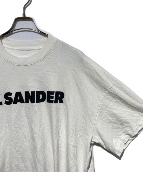 JIL SANDER（ジルサンダー）JIL SANDER (ジルサンダー) ロゴ Tシャツ アイボリー サイズ:XLの古着・服飾アイテム