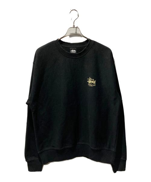stussy（ステューシー）stussy (ステューシー) DRAGON STUSSY CREW SWEAT ブラック サイズ:Ｌの古着・服飾アイテム