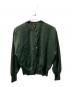 BATONER（バトナ―）の古着「25SSロイヤルラミークルーネックカーディガン」｜グリーン