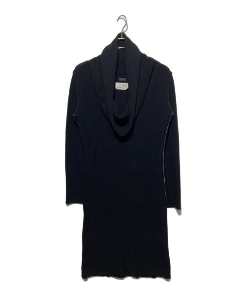 MM6 Maison Margiela（エムエムシックスメゾンマルジェラ）MM6 Maison Margiela (エムエムシックスメゾンマルジェラ) ニットワンピース ブラック サイズ:Lの古着・服飾アイテム