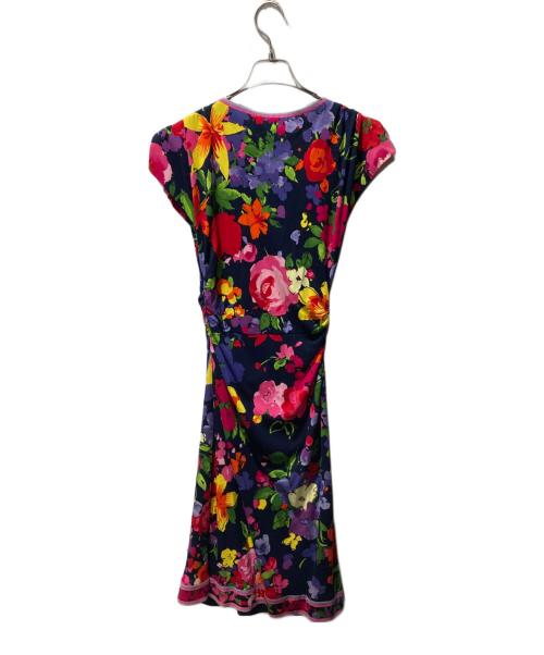 LEONARD（レオナール）LEONARD (レオナール) ノースリーブワンピース マルチカラー サイズ:Mの古着・服飾アイテム