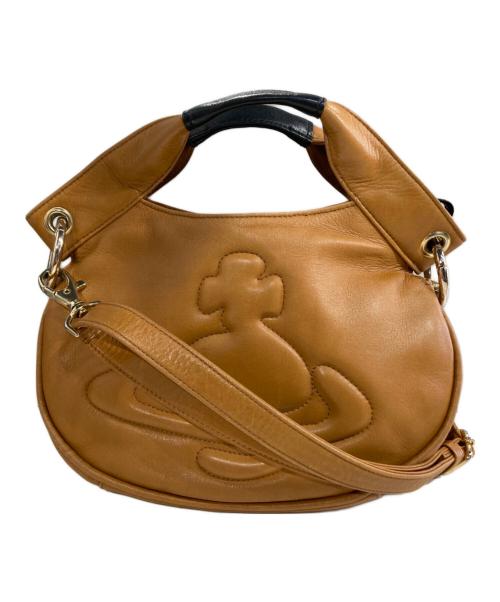 Vivienne Westwood accessories（ヴィヴィアン ウエストウッド アクセサリー）Vivienne Westwood accessories (ヴィヴィアン ウエストウッド アクセサリー) オーブモチーフ2WAYショルダーバッグ イエローの古着・服飾アイテム