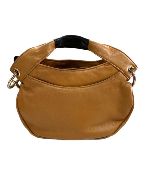 Vivienne Westwood accessories（ヴィヴィアン ウエストウッド アクセサリー）Vivienne Westwood accessories (ヴィヴィアン ウエストウッド アクセサリー) オーブモチーフ2WAYショルダーバッグ イエローの古着・服飾アイテム