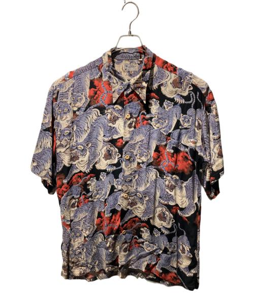 Sun Surf（サンサーフ）Sun Surf (サンサーフ) THE HUNDRED TIGERS ブラック×パープル サイズ:XLの古着・服飾アイテム