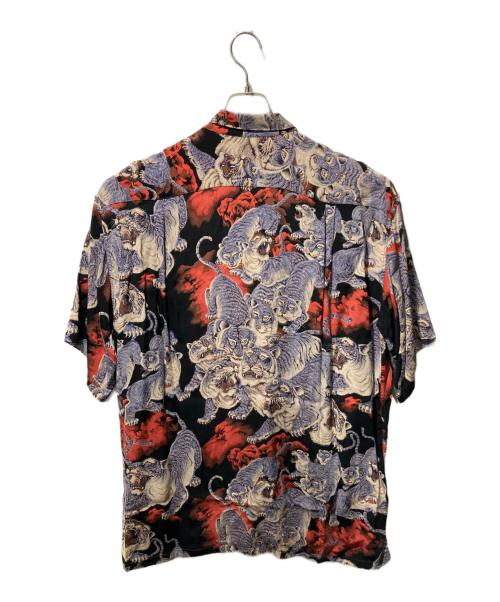 Sun Surf（サンサーフ）Sun Surf (サンサーフ) THE HUNDRED TIGERS ブラック×パープル サイズ:XLの古着・服飾アイテム