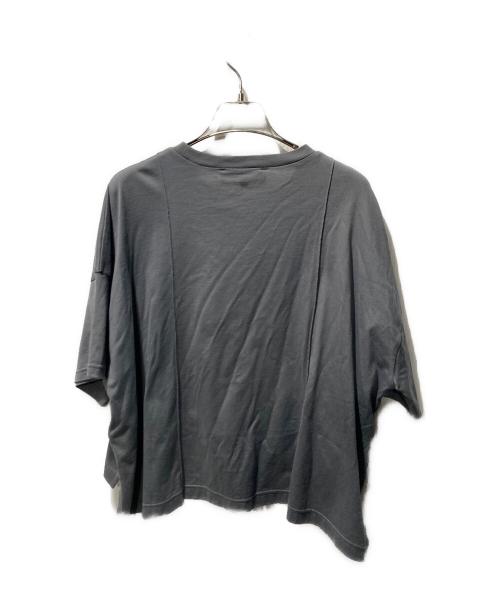 ENFOLD（エンフォルド）ENFOLD (エンフォルド) PIN-TUCK T-SHIRT Tシャツ グレー サイズ:38の古着・服飾アイテム