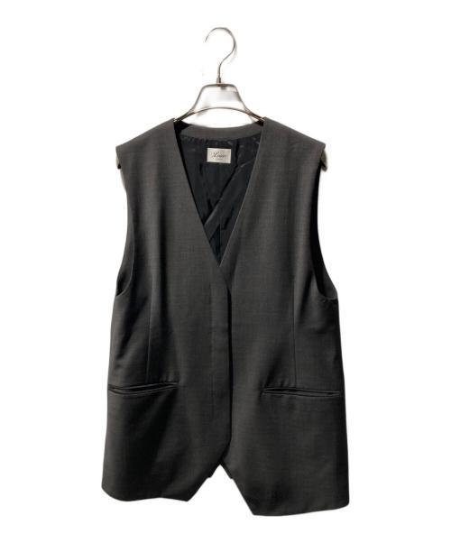 Lisiere（リジェール）Lisiere (リジェール) VEST モードスタイル ベスト グレー サイズ:ＦＲＥＥの古着・服飾アイテム