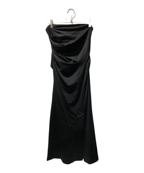 OMMO（オーエムエムオー）OMMO (オーエムエムオー) ベアワンピース ブラック サイズ:38の古着・服飾アイテム