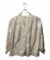ne quittez pas（ヌキテパ）の古着「Cotton Voile Sedum Foil Print Gather Blouse」｜ベージュ