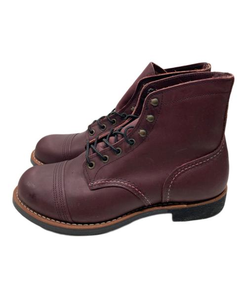 RED WING（レッドウィング）RED WING (レッドウィング) Iron Range アイアンレンジブーツ ブラウン/オックスブラッド サイズ:26.5の古着・服飾アイテム