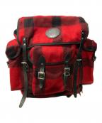 DULUTH PACKダルースパック）の古着「チェック柄リュック」｜レッド