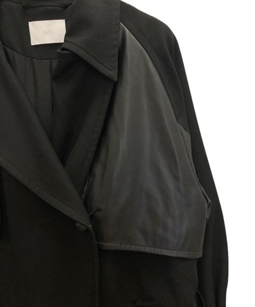 HARE（ハレ）HARE (ハレ) フェイクレザー切替コート ブラック サイズ:Sの古着・服飾アイテム