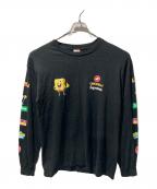 SUPREMEシュプリーム）の古着「Sponge Bob Castelli LS」｜ブラック