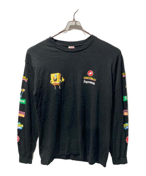 SUPREME（シュプリーム）SUPREME (シュプリーム) Sponge Bob Castelli LS ブラック サイズ:Lの古着・服飾アイテム