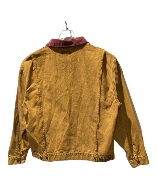 X-LARGE（エクストララージ）X-LARGE (エクストララージ) Dickies (ディッキーズ) オーバーダイ ワークジャケット ブラウン サイズ:Lの古着・服飾アイテム