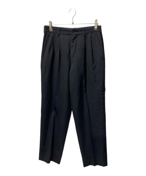 COMME des GARCONS HOMME DEUX（コムデギャルソン オム ドゥ）COMME des GARCONS HOMME DEUX (コムデギャルソン オム ドゥ) 90’Sウールタックパンツ ブラック サイズ:Mの古着・服飾アイテム