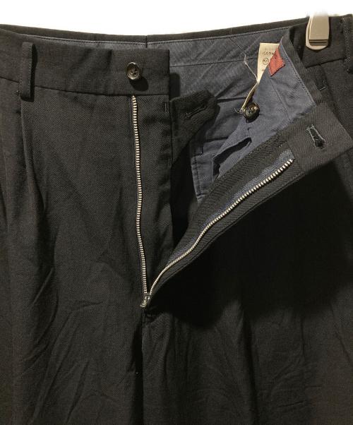 COMME des GARCONS HOMME DEUX（コムデギャルソン オム ドゥ）COMME des GARCONS HOMME DEUX (コムデギャルソン オム ドゥ) 90’Sウールタックパンツ ブラック サイズ:Mの古着・服飾アイテム