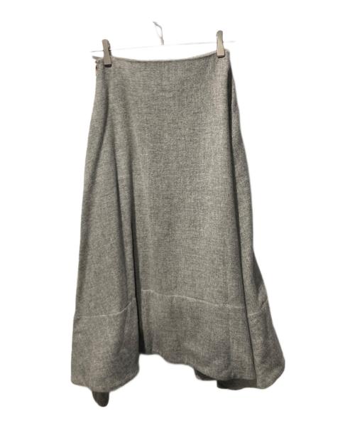 MADISON BLUE（マディソンブルー）MADISON BLUE (マディソンブルー) ウールスカート グレー サイズ:Sの古着・服飾アイテム