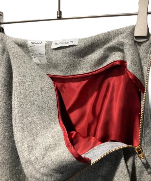 MADISON BLUE（マディソンブルー）MADISON BLUE (マディソンブルー) ウールスカート グレー サイズ:Sの古着・服飾アイテム