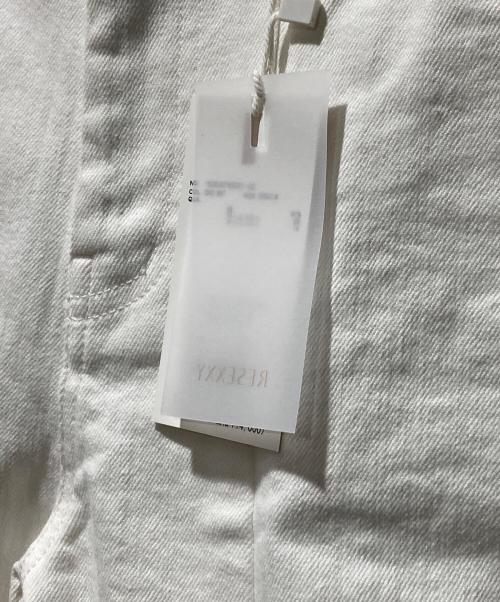 Resexxy（リゼクシー）Resexxy (リゼクシー) カットアウトリボンデニムパンツ ホワイト サイズ:Ｍの古着・服飾アイテム