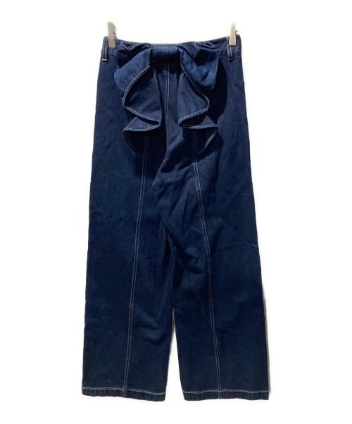 Resexxy（リゼクシー）RESEXXY (リゼクシー) バックリボンデニムパンツ インディゴ サイズ:Ｍの古着・服飾アイテム