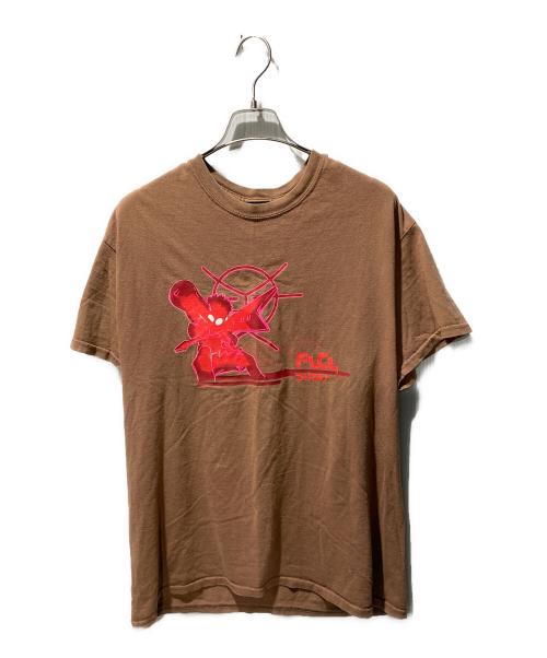 BROCCOLI GEAR（ブロッコリー ギア）BROCCOLI GEAR (ブロッコリー ギア) アニメTシャツ ベージュ サイズ:Lの古着・服飾アイテム