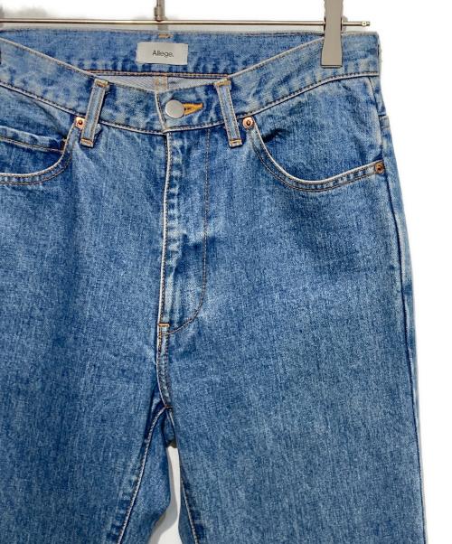 ALLEGE（アレッジ）ALLEGE (アレッジ) Semi Flaer Bleaching Denim PT インディゴ サイズ:1の古着・服飾アイテム