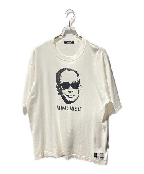 UNDERCOVER（アンダーカバー）UNDERCOVER (アンダーカバー) TEE FACE HUMANISM ホワイト サイズ:3の古着・服飾アイテム