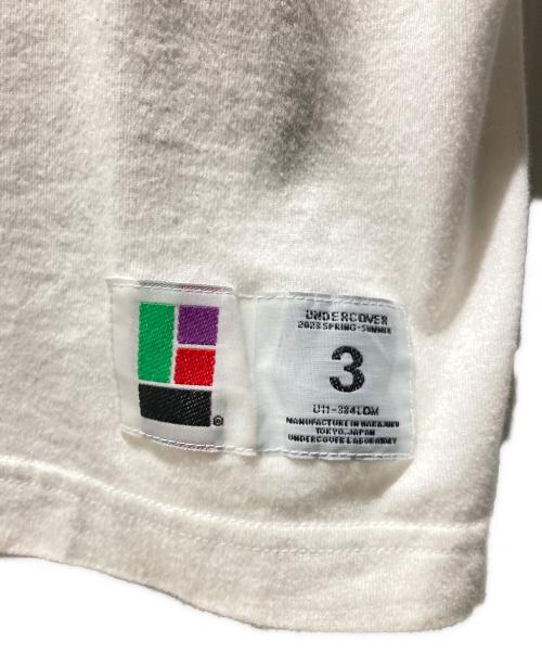 UNDERCOVER（アンダーカバー）UNDERCOVER (アンダーカバー) TEE FACE HUMANISM ホワイト サイズ:3の古着・服飾アイテム