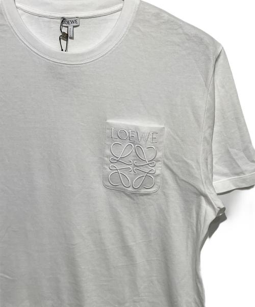 LOEWE（ロエベ）LOEWE (ロエベ) リラックスフィット Tシャツ ホワイト サイズ:Mの古着・服飾アイテム