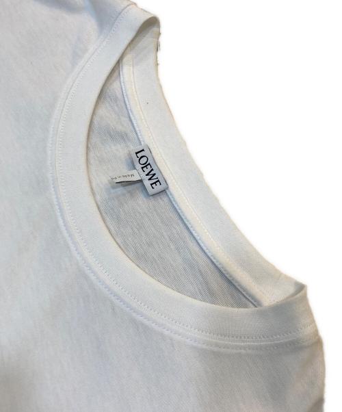 LOEWE（ロエベ）LOEWE (ロエベ) リラックスフィット Tシャツ ホワイト サイズ:Mの古着・服飾アイテム
