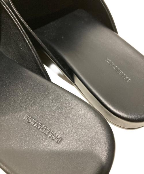 BALENCIAGA（バレンシアガ）BALENCIAGA (バレンシアガ) レザーサンダル ブラック サイズ:43の古着・服飾アイテム