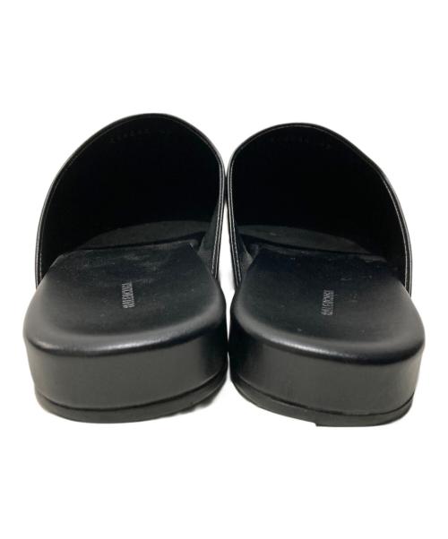 BALENCIAGA（バレンシアガ）BALENCIAGA (バレンシアガ) レザーサンダル ブラック サイズ:43の古着・服飾アイテム