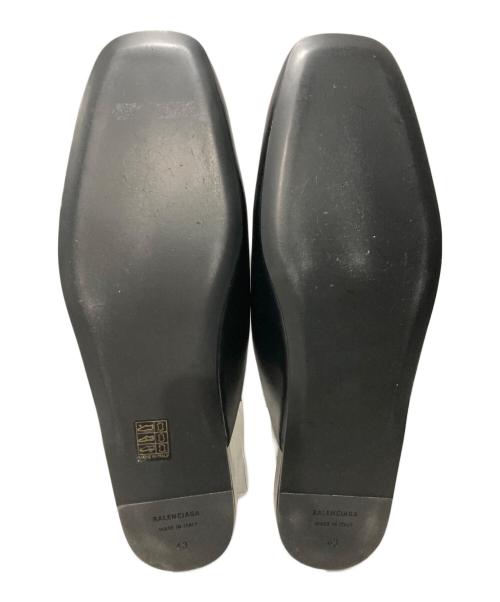 BALENCIAGA（バレンシアガ）BALENCIAGA (バレンシアガ) レザーサンダル ブラック サイズ:43の古着・服飾アイテム
