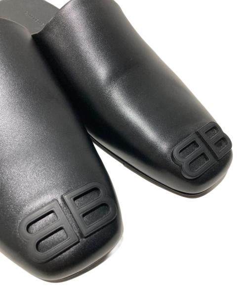 BALENCIAGA（バレンシアガ）BALENCIAGA (バレンシアガ) レザーサンダル ブラック サイズ:43の古着・服飾アイテム