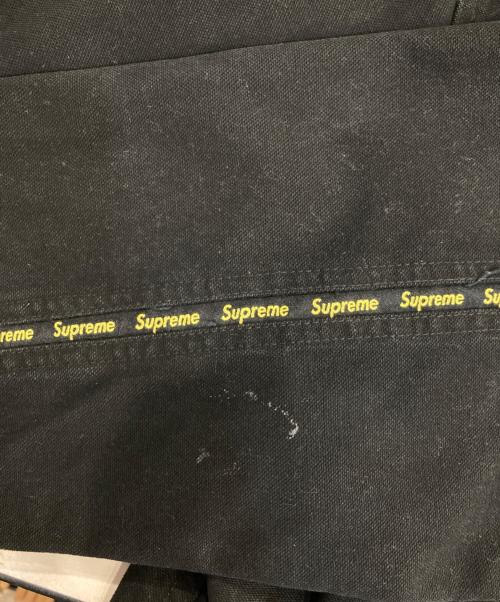 SUPREME（シュプリーム）Supreme (シュプリーム) Logo Taping Work Shirt ブラック サイズ:Lの古着・服飾アイテム
