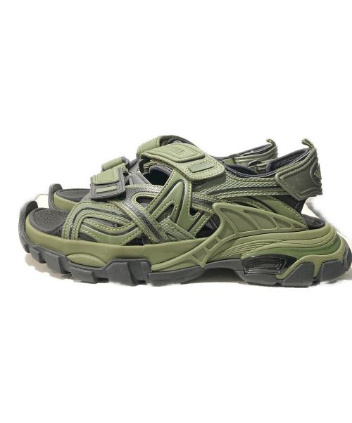 BALENCIAGA（バレンシアガ）BALENCIAGA (バレンシアガ) TRACK SANDAL/トラックサンダル グリーン サイズ:26.5の古着・服飾アイテム