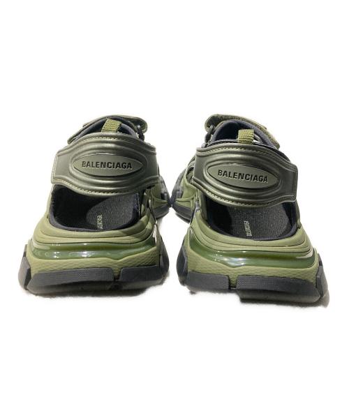 BALENCIAGA（バレンシアガ）BALENCIAGA (バレンシアガ) TRACK SANDAL/トラックサンダル グリーン サイズ:26.5の古着・服飾アイテム