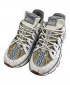 VERSACEヴェルサーチェ）の古着「トライグレカ バロッコプリント ローカット スニーカー」｜ホワイト×グレー