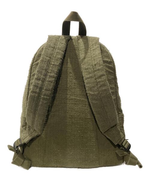 stussy（ステューシー）stussy (ステューシー) needle punch バックパック オリーブの古着・服飾アイテム