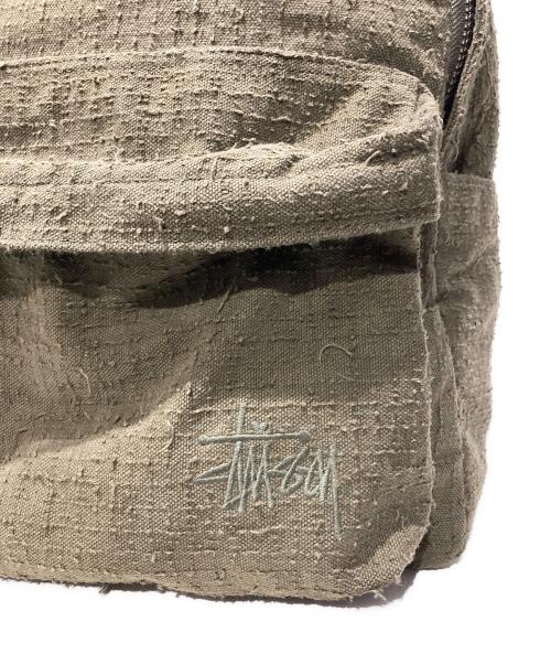 stussy（ステューシー）stussy (ステューシー) needle punch バックパック オリーブの古着・服飾アイテム
