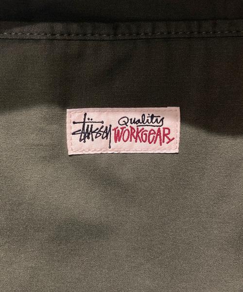 stussy（ステューシー）stussy (ステューシー) needle punch バックパック オリーブの古着・服飾アイテム