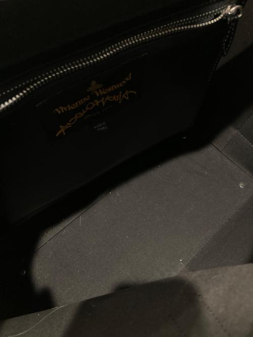 Vivienne Westwood ANGLOMANIA（ヴィヴィアンウエストウッドアングロマニア）VIVIENNE WESTWOOD ANGLOMANIA (ヴィヴィアンウエストウッドアングロマニア) トートバッグ ブラックの古着・服飾アイテム