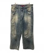 Jaded Londonジェイデッドロンドン）の古着「DIRTY LOWRISE COLOSSUS JEANS」｜インディゴ
